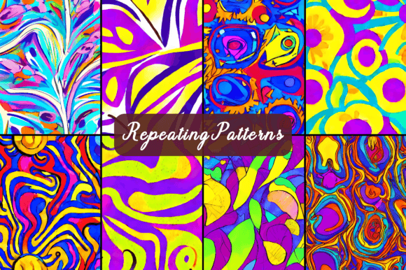 Download Abstract Seamless Repeating Patterns - Sea Collection