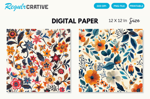 Download Watercolor Boho Floral Seamless Pattern - Sea Collection