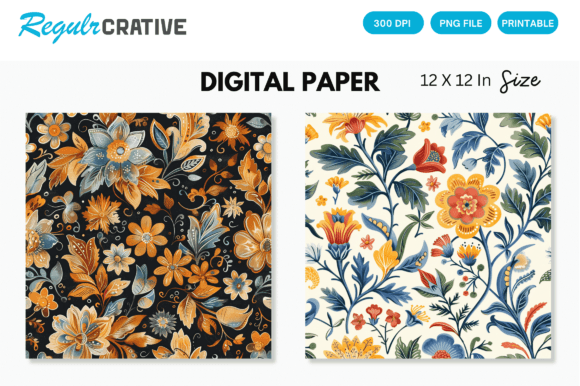 Download Watercolor Boho Floral Seamless Pattern - Sea Collection