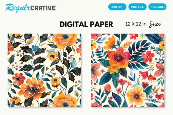 Download Watercolor Boho Floral Seamless Pattern - Sea Collection