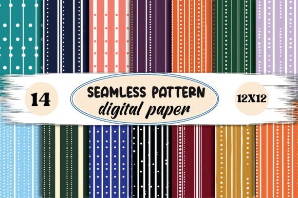 Download Seamless Stripe Digital Paper - Digital paper Collection