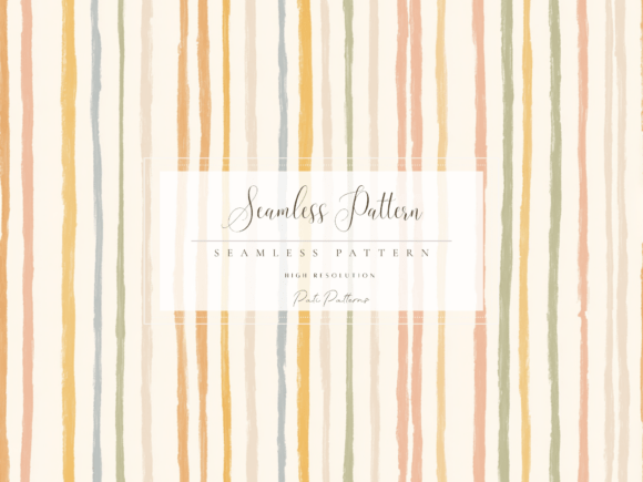 Download Kids Vintage Stripes Seamless Pattern PNG - Sea Collection
