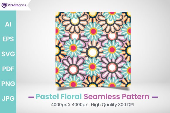 Download Pastel Seamless Floral Pattern Freebie - Sea Collection