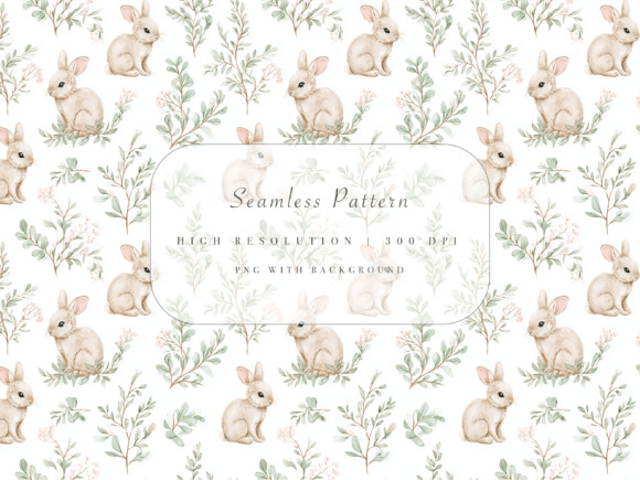 Download Bunny Seamless Pattern - Premium Resources