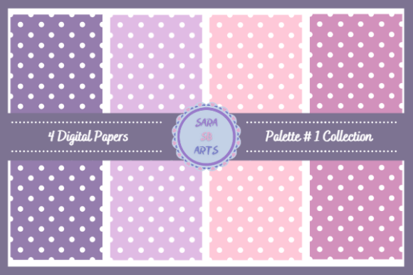 Download Seamless Polka Dot Pattern Digital Paper - Digital paper Collection