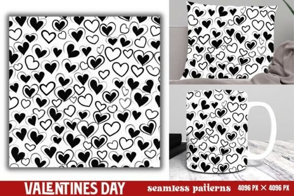 Download Valentines Day Seamless Pattern - Sea Collection