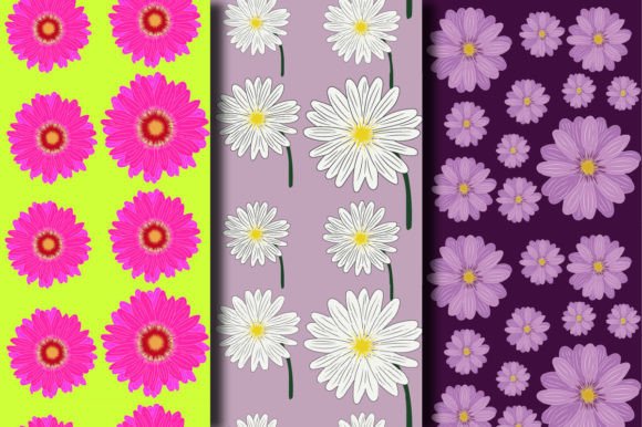 Download About Seamless Flowers  Pattern Design - Sea Collection