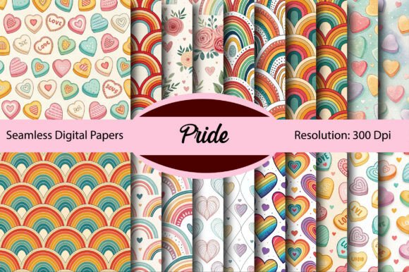 Download Pride Seamless Digital Paper - Digital paper Collection
