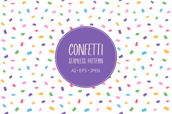 Download Confetti Seamless Pattern, Background - Sea Collection