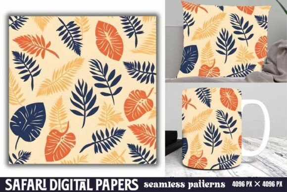 Download Safari Digital Papers Pattern - Digital paper Collection
