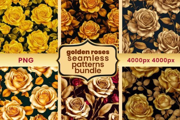 Download Seamless Roses Pattern Design Bundle - Sea Collection