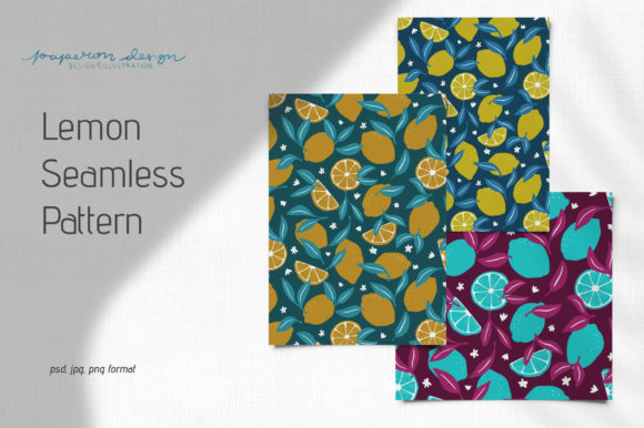 Download Lemon Seamless Pattern - Sea Collection