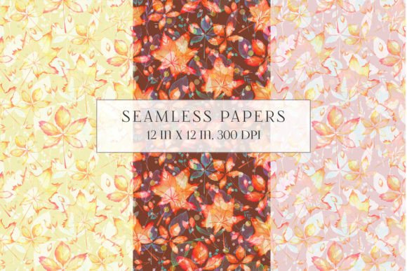 Download Fall Seamless Patterns - Sea Collection