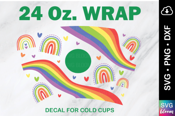 Download Seamless LGBTQ+ 24oz Tumbler Gay Pride - Sea Collection