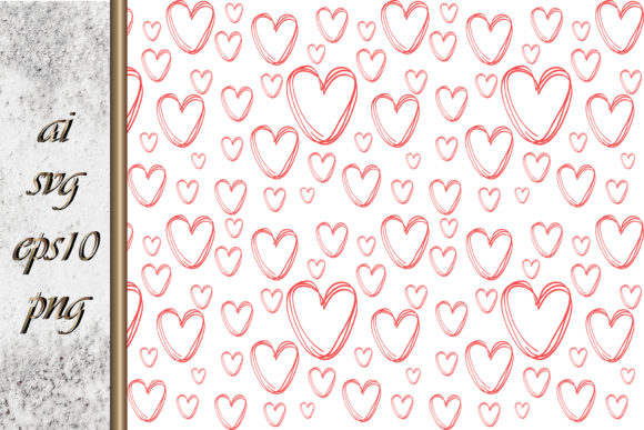 Download Heart Seamless Pattern Valentines Day - Sea Collection