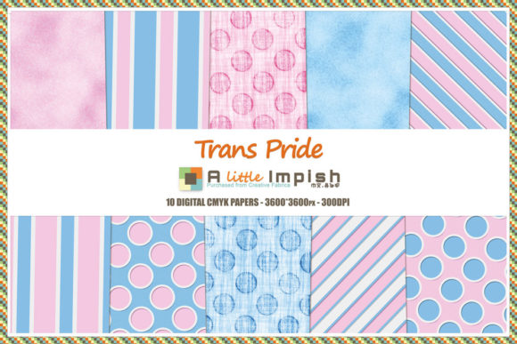 Download Trans Pride Digital Paper Pack - Digital paper Collection