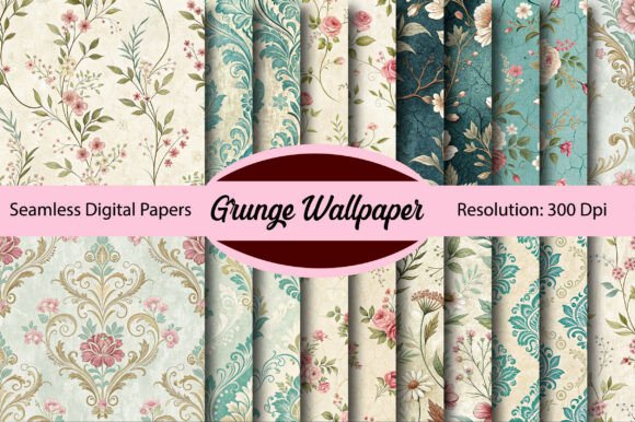 Download Grunge Wallpaper Seamless Digital Paper - Digital paper Collection