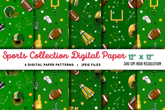 Download Sports Collection Digital Paper 4 - Digital paper Collection