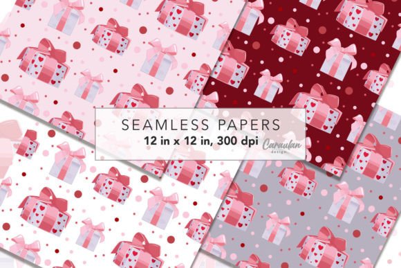 Download Valentine Digital Paper Pack - Digital paper Collection