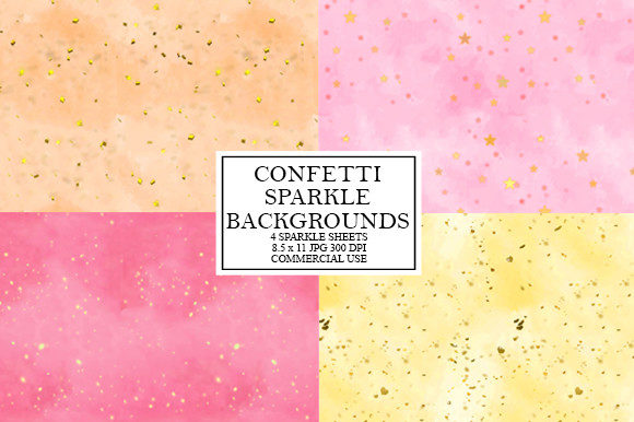 Download Seamless Confetti Sparkle Background - Sea Collection