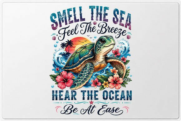 Download Sea Turtle Beach Quote PNG - Sea Collection
