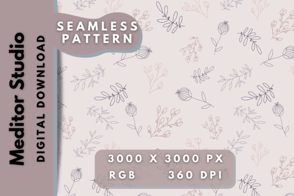 Download Florals Seamless Pattern - Sea Collection