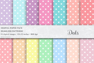 Download Pastel Dots Seamless Patterns - Sea Collection