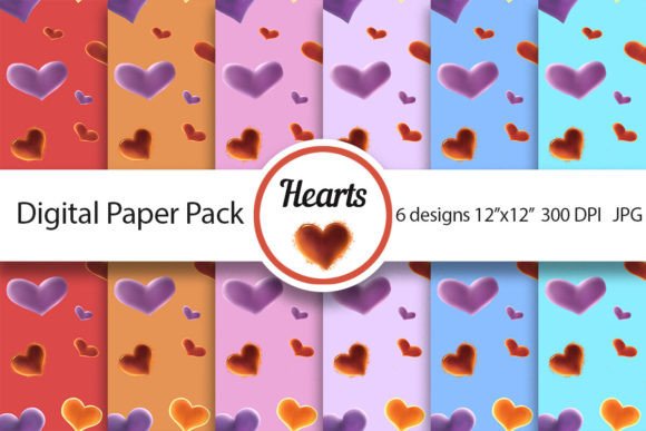Download Hearts Seamless Pattern, Valentine’s Day - Sea Collection