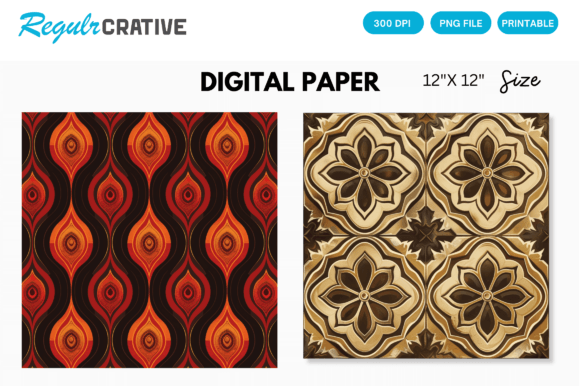 Download Seamless Pattern Digital Paper - Digital paper Collection