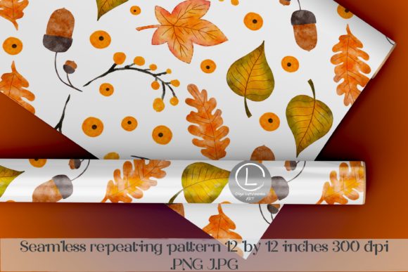 Download Autumn Seamless Repeat Pattern Png Jpg - Sea Collection