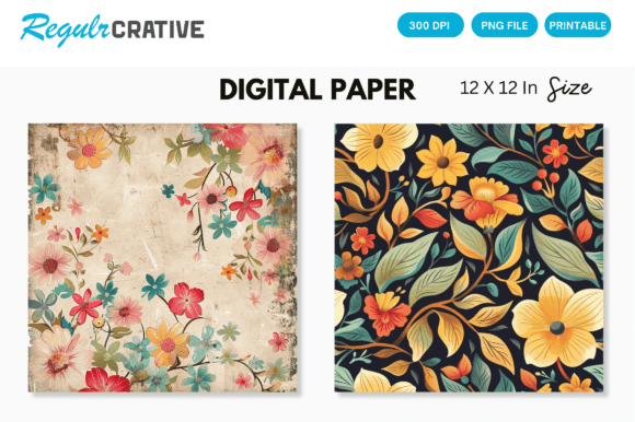 Download Watercolor Boho Floral Seamless Pattern - Sea Collection